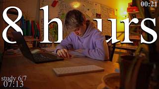 LIVE | 8-HOUR study with me 📚⛈️ rain sounds & pomodoro timer 60 & 10
