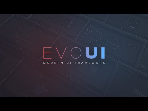 Evo UI - Modern UI Framework (Unity Asset Demo Showcase)