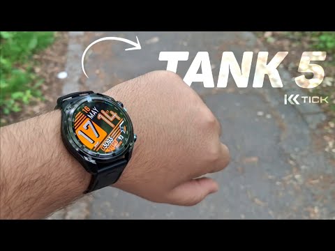 Is This the Most Powerful Smartwatch in This Price Range? KKTICK Tank T5 Review – AMOLED & GPS Test