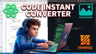 Build a React File Converter & Editor in Browser Using FFMPEG WASM & ImageMagick magick-wasm in TS