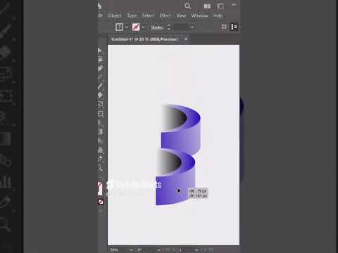 how to create a logo in adobe illustrator professional and without 3d tool #graphicstyle