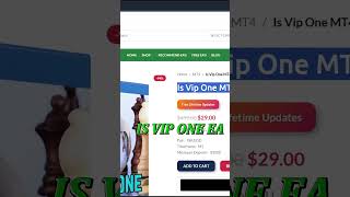 IS VIP One EA MT4 | Smart Gold Trading Robot (XAUUSD)