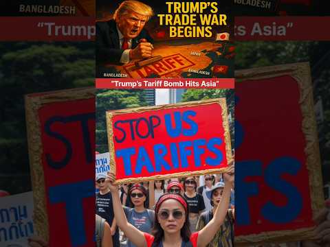 “Trump’s Tariff Bomb Hits Asia | Japan, Vietnam, Bangladesh React” #tradewar