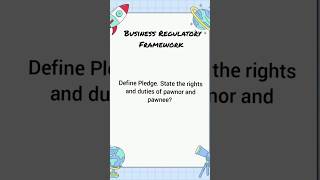 Define Pledge Duties of pawnor and pawnee #bcom #bcom3rdsem #bcomnotes #commerce