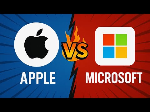 ¿Microsoft o Apple? ¡Choque de titanes tecnológicos! WindowsVSApple# tecnologia  #PCvsMac#Innovación