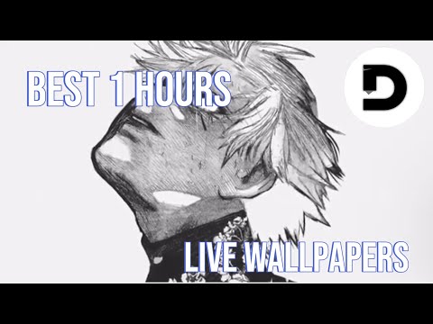 black and white live animated wallaper 4k quality