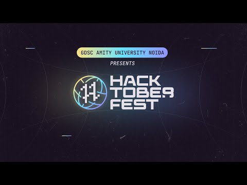 Hacktober Fest and Opensource | Session by Shivay Lamba conducted by GDSC Amity University, Noida