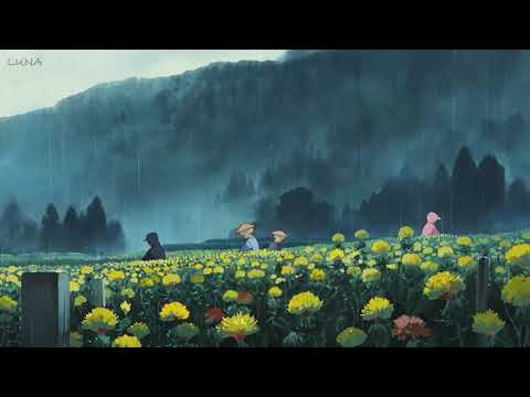 "Life goes on" Peaceful pieces with soothing rain sounds