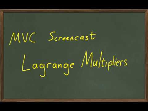 Lagrange Multipliers Example