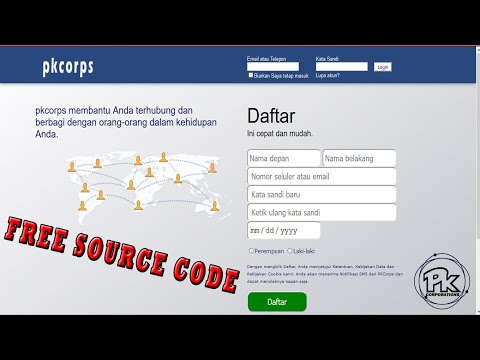 Cara Membuat Login Form Mirip Facebook HTML & CSS *Part 1 || Free Source Code #PloKoding2