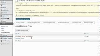 How to backup wordpress