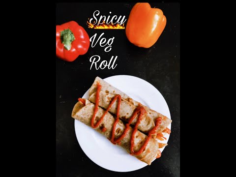 Veg Roll || Snack || Spicy || Made in Minutes