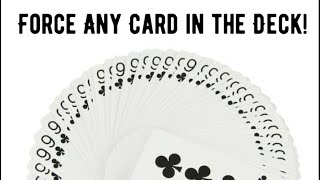 EASY CARD FORCE!!! Learn it in seconds!