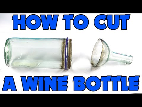 How To Cut Glass Bottles Perfectly For Drinking Glasses Or Vases