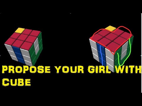 Express your love through cube| Zero to Hero Challenge  | 3X3  | Rubix Cube