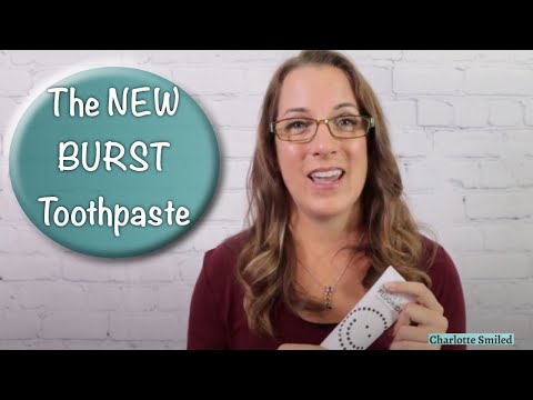 The New BURST Fluoride Toothpaste Formula