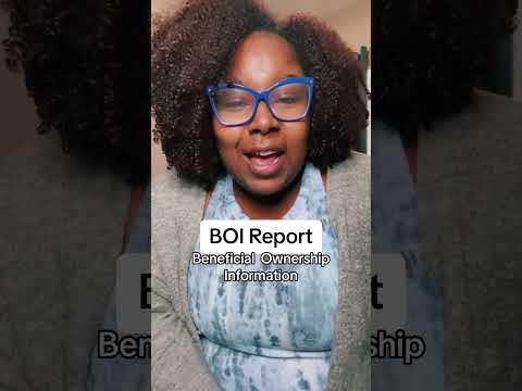Beneficial Ownership Information ( BOI ) Report #shorts #taxtips #llctips #boi