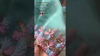 #song #ttendingshort #sareefashion #organzasarees #sequancysarees #diwalicollections #diwali #silk