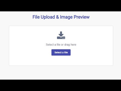 Preview Image Before Upload in HTML CSS & JavaScript | JavaScript Project for Beginner | CoderPahadi