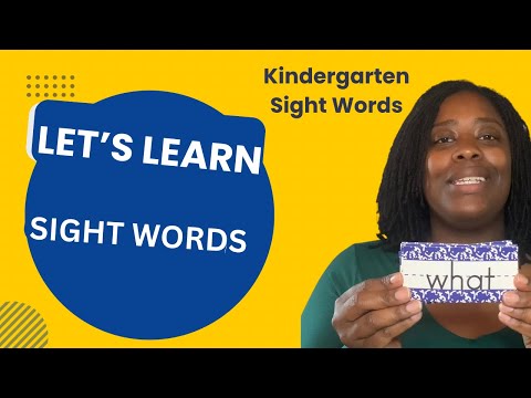 Kindergarten Sight Words | Learn the Second Half with Ms. Demekia