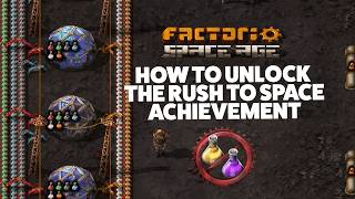 How to Unlock the Rush To Space Achievement | Factorio Space Age