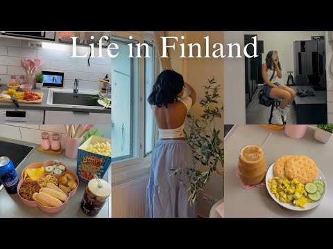 Days in my life in Finland | Living alone diaries | Easter prep🐣| First movie night with boyfriend 