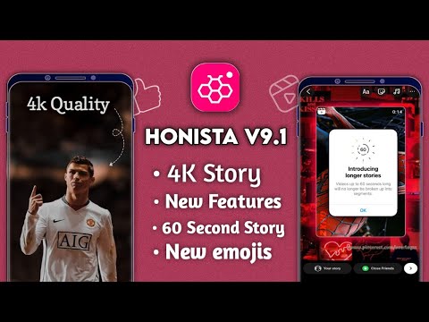 Honista v9.1 Update  & New features iPhone story setting 🚀 | Pro honista in Android