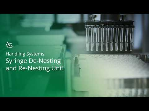 Syringe De-Nesting & Re-Nesting Unit