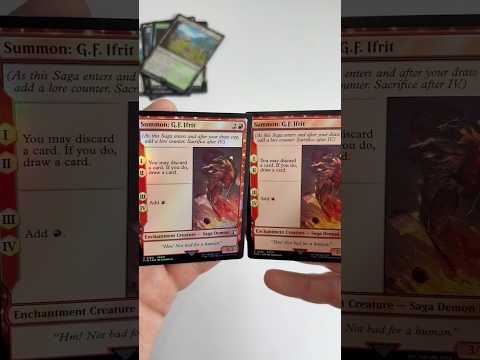 I can’t believe I got a duplicate card in this MTG final fantasy play booster #mtg #finalfantasy