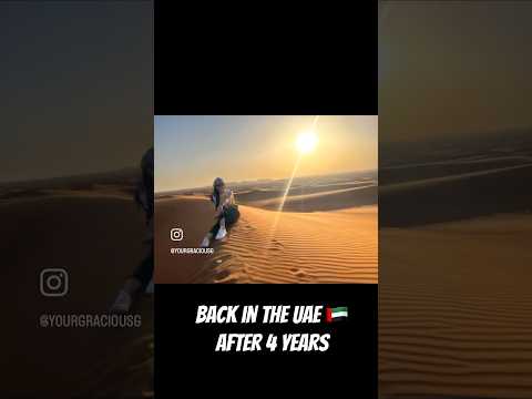 Back in the UAE 🇦🇪 after 4yrs. Job fills your pocket,adventure fills your soul.#shorts #shortvideo