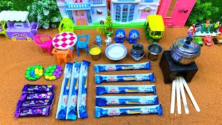 Tiny chocolate Cake Recipe | Miniature Easy Chocolate Cake | Creamy Milk Bikis Choco Roll Cake