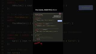 Learning C++ Part 10.All the Program along with code will be uploaded to Bio #codecool #codewiz #cod