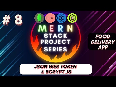 # 8 MERN Project Series | JWT Token and Bcrypt.js in React | Food Delivery App | Hindi 2023