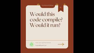 OCP Java Certification Challenge #2