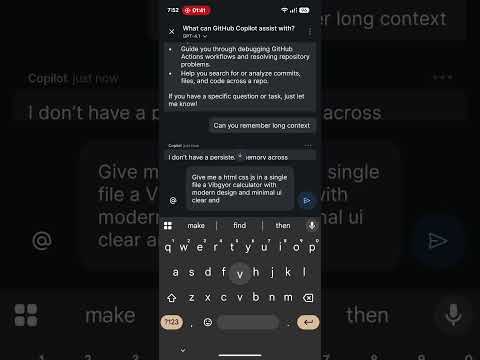 GITHUB MOBILE COPILOT APP WITH ACODE WEB APP DEVELOPMENT ON ANDROID