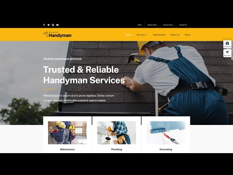 How to make a Handyman Website (Wordpress) - Avada