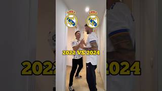 Real Madrid 2022 vs Real Madrid 2024 #realmadridfans #footballfunny #bellingham #tonikross #futbol