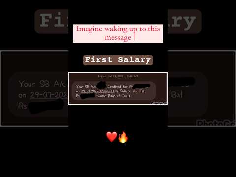 Happinessof receiving your First Salary💰#ibps#ibpspo#sbi#sbiclerk#ibpsclerk#sbipo#motivation#banker
