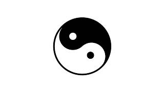 10 Hour Rotating Yin Yang – 4K Silent Background