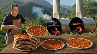 I Built a Barrel Pizza Oven — Crispy Wood-Fired Pizza