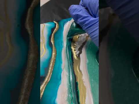 Details Process Geode Resin Art | Interstellar Art Gallery