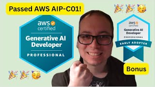 I passed AWS Generative AI Developer Professional | AWS AIP-C01 !! Here's how to pass it!