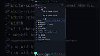 CSS Quick Tip: Write CSS Code Faster with White-Space #shorts #frontend
