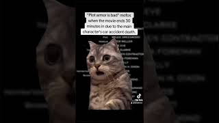 Plot Armor Cat Meme