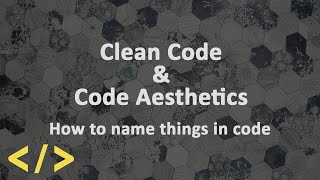 Code aesthetics - how to name things in code (Arabic)