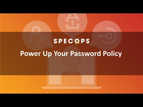 Power Up Your Password Policy