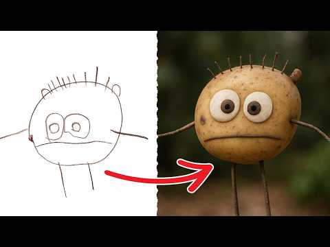I Tried to Remaster Kids Drawings with AI