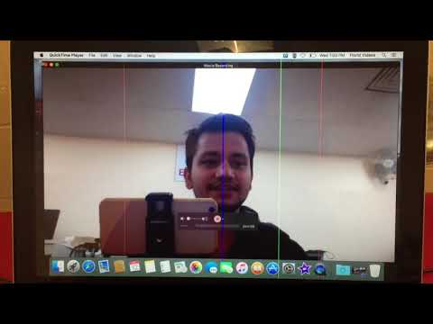 How to record screen and face together with QuickTime?