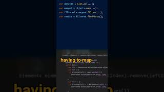 Why can't you map filter reduce a Collection? #javalanguage #javacoding #javatips #coding