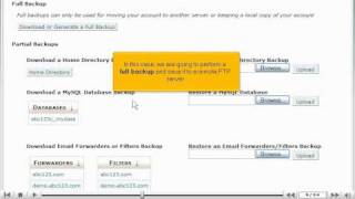 How to backup your website in cPanel - by HostCheetah.com